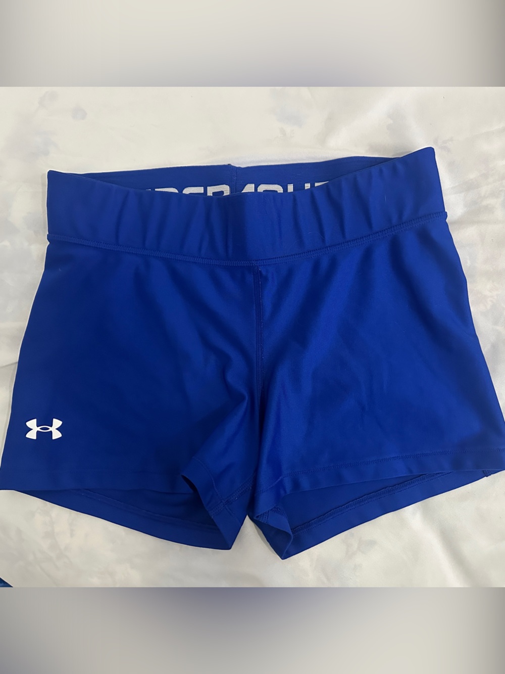 Under Armour Women’s Royal Blue Performance Compression Shorts Size L